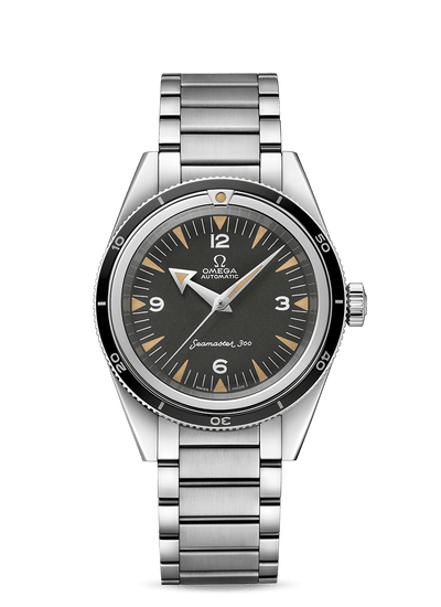 OMEGA SPECIALTIES THE 1957 TRILOGY SET LIMITED EDITION 39MM STAINLESS STEEL BLACK TROPICAL DIAL MEN'S WATCH